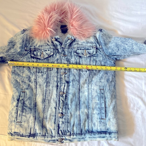 Juicy Couture Demin and Faux pink Fur Jacket - Picture 6 of 11